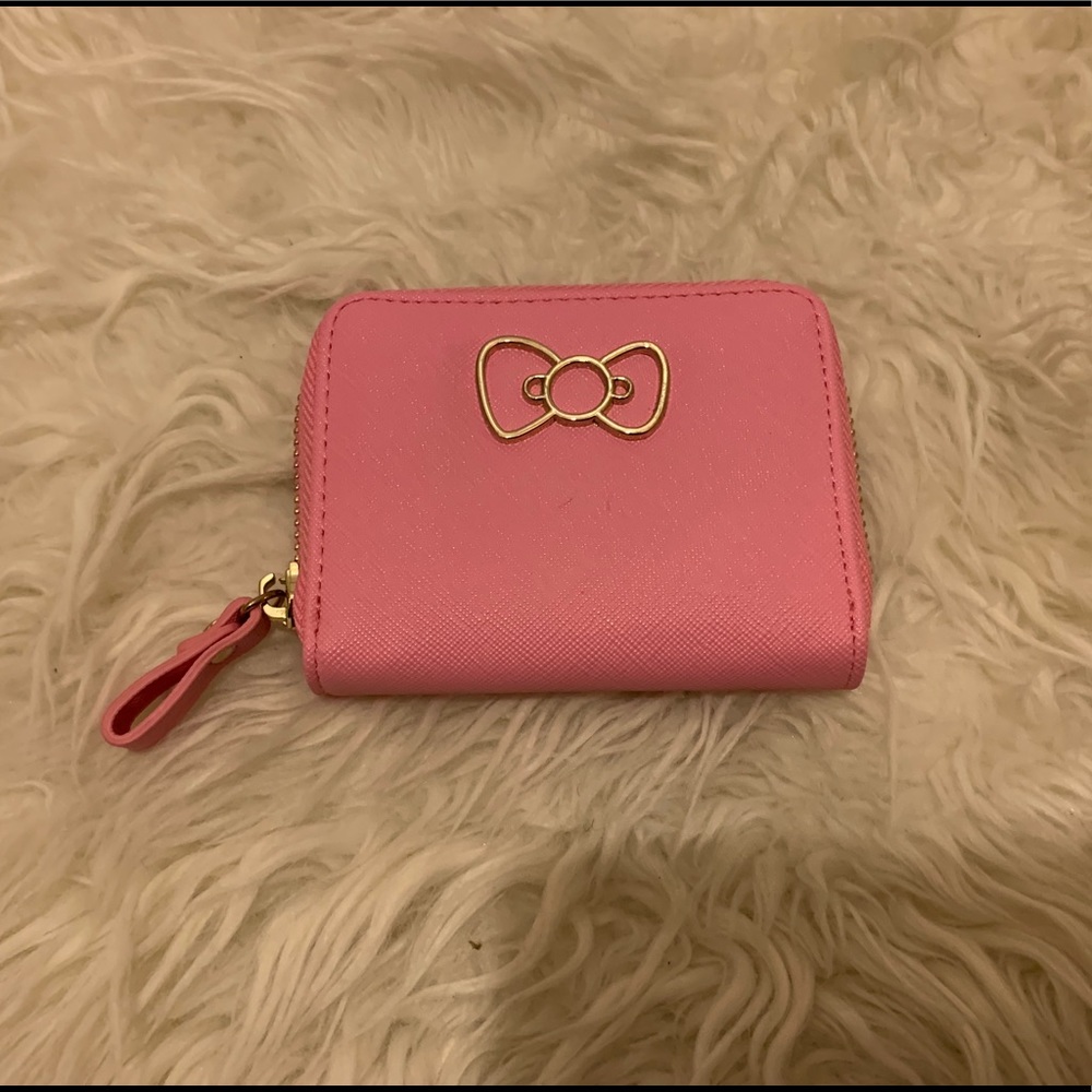 SOLD Hello Kitty Sanrio pink wallet card holder